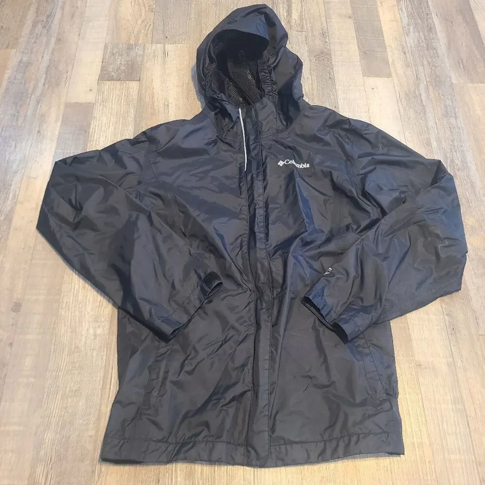 Columbia boys large black pack it breathable jacket